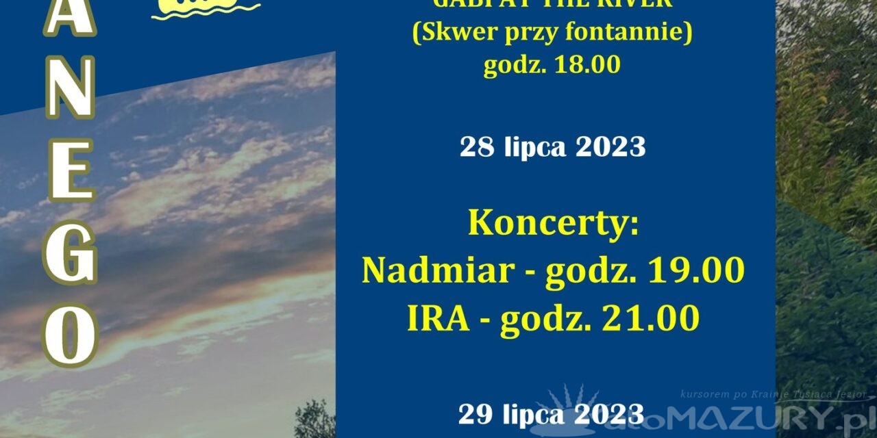 Dni Rucianego-Nidy 2023: Mazurskie święto pełne muzyki i atrakcji dla wszystkich