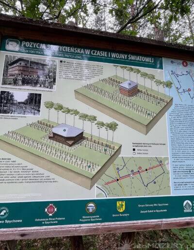 SZLAK PIESZY FORTYFIKACJI SZCZYCIENSKIEJ POZYCJI LESNEJ 9