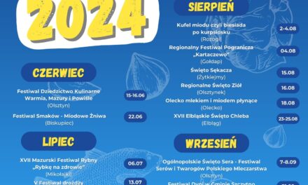Smaki Mazur: Kalendarz Wydarzeń Kulinarnych 2024